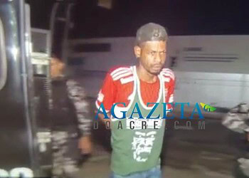 Homem com passagem por homicídio é preso com facão na cintura no Centro de Rio Branco