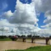 Rio Acre se aproxima da cota de alerta em Rio Branco e Parque de Exposições já recebe limpeza para construção de abrigos