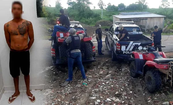Acusado de assassinar estudante de 14 anos se entrega após polícias Militar e Civil realizarem buscas