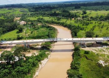 Ponte vai facilitar o transporte e o escoamento da produção agropecuária da região em direção à BR-317. Foto: Ascom Deracre