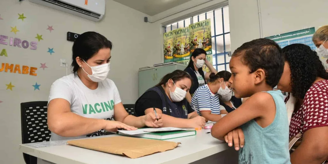“A imunização é a principal estratégia de prevenção da saúde pública contra a covid”, disse Renata Quiles, coordenadora do PNI. Foto: Junior Aguiar/Sesacre