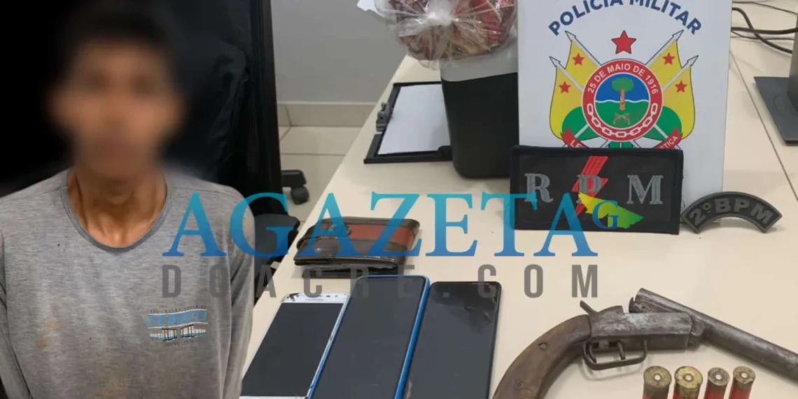 Bandido que participou de arrastão é preso em Rio Branco