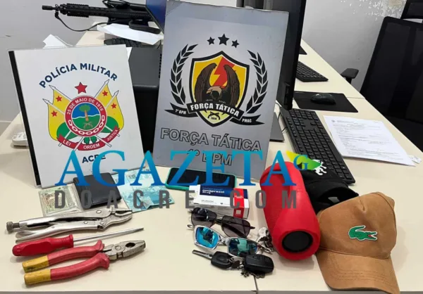 Dupla é presa por roubos e invasão de casas em Rio Branco