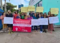 Movimento de Mulheres realiza protesto em primeira sessão da Câmara de Vereadores do Bujari