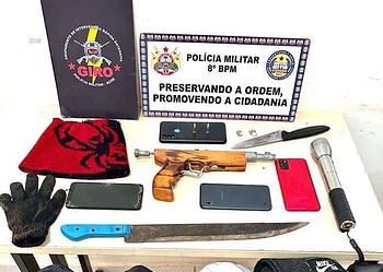 Grupo que se preparava para assalto é preso após denúncia anônima
