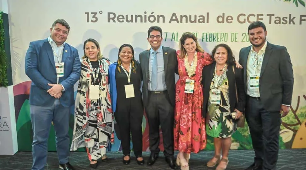 A criação da Força-Tarefa das Mulheres para o Clima e Florestas (Governors’ Climate and Forests – GCF – Task Force) foi formalizada com a adesão do Estado do Acre Foto: Diego Gurgel/Secom.