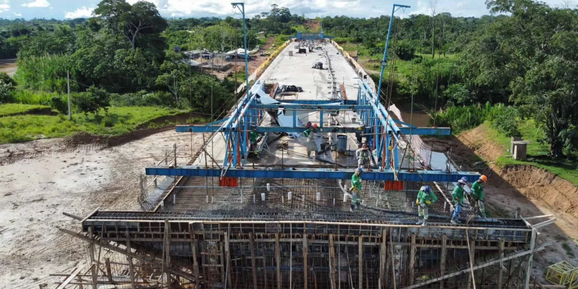 Entrega da ponte do anel viário de Brasileia-Epitaciolândia será em abril, diz governo