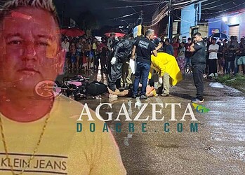 Motoboy é executado com sete tiros em via pública de Rio Branco