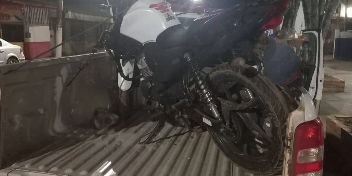 Após troca de tiros com bandidos, PM recupera moto roubada em Rio Branco