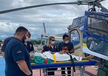 Adolescente baleado com tiro acidental de espingarda em Xapuri é resgatado de helicóptero