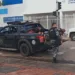 Dupla é presa em flagrante tentando assaltar uma pessoa na parada de ônibus