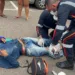 Acidente de trânsito na Avenida Brasil deixa motociclista com fratura exposta