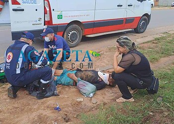 Idoso de 63 anos é atropelado na AC-40 e fica gravemente ferido