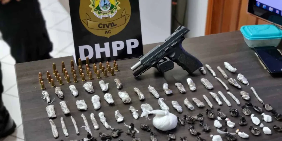 Homem acusado de tripla tentativa de homicídio é preso em Rio Branco