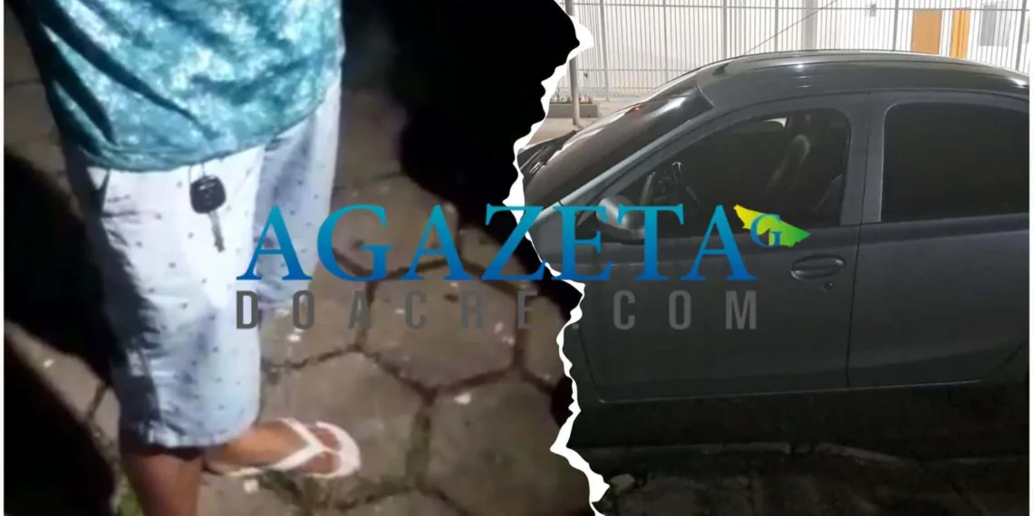 Motorista de app é rendido por bandidos, aciona botão 'pânico' e polícia chega a tempo de evitar assalto