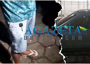 Motorista de app é rendido por bandidos, aciona botão 'pânico' e polícia chega a tempo de evitar assalto