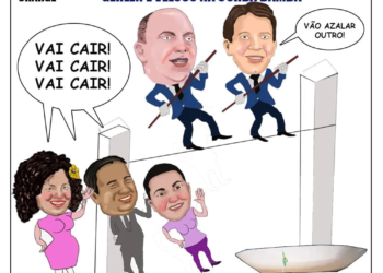 Gerlen e Veloso na corda bamba