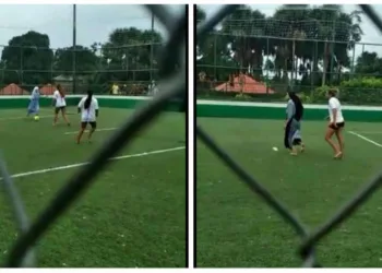 Time de futebol de freiras do Acre chama atenção nas redes sociais