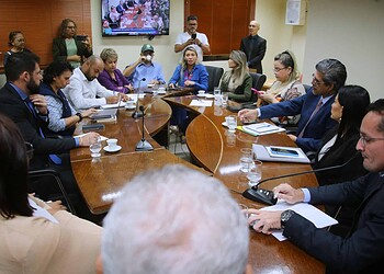 Primeira Reunião da Comissão de Saúde Pública e Assistência Social da Aleac em 2023. Foto: Odair Leal/Sesacre