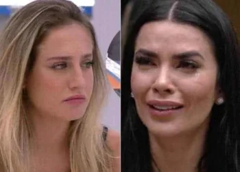 Após expulsão de Guimê e Sapato, do BBB23, Dania chora e Bruna diz: ”Não é sua culpa”