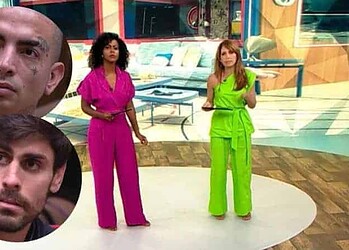 Expulsos do 'BBB 23', MC Guimê e Cara de Sapato ignoram participação no 'Fantástico' e sofrem críticas: 'Inaceitável' 2 Expulsos do 'BBB 23', MC Guimê e Cara de Sapato ignoram participação no 'Fantástico' e sofrem críticas: 'Inaceitável'