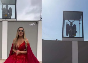 Mãe de santo viraliza após repercussão de Baphomet gigante; saiba quem é