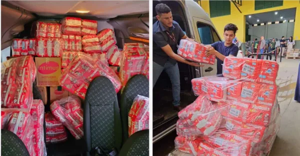 Empresas doam mais de R$ 10 mil em fraldas para MPAC destinar a desabrigados pela enchente