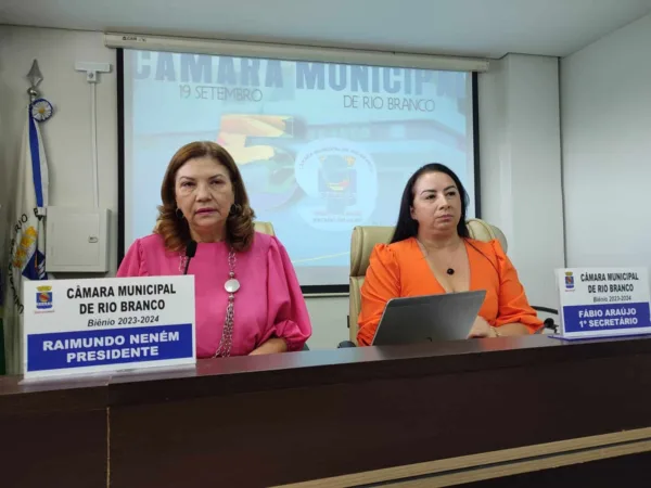 No Dia Internacional das Mulheres, vereadoras presidem sessão da Câmara de Rio Branco
