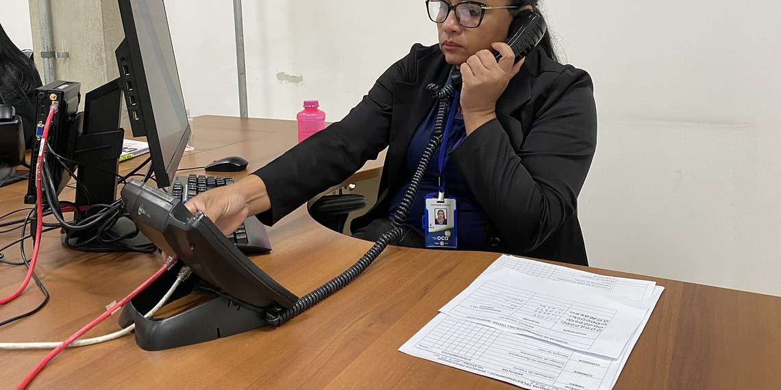O call center se tornou uma ferramenta prática para os cidadãos sanarem suas dúvidas e problemas sem precisar comparecer à central. Foto: Ascom OCA