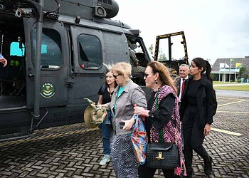Presidente do STF, Rosa Weber, e governadora em exercício, desembargadora Regina Ferrari. Foto: Assessoria TJAC