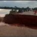 Balneário do Quinoá transborda e rompe trecho da BR-364