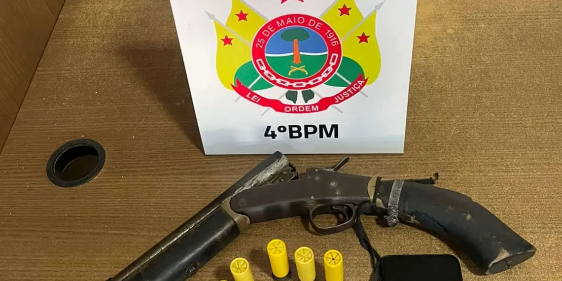 Jovem de 20 anos é preso por porte ilegal de arma em Senador Guiomard