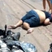 Motociclista fica gravemente ferido após colidir contra caçamba de entulho em Rio Branco