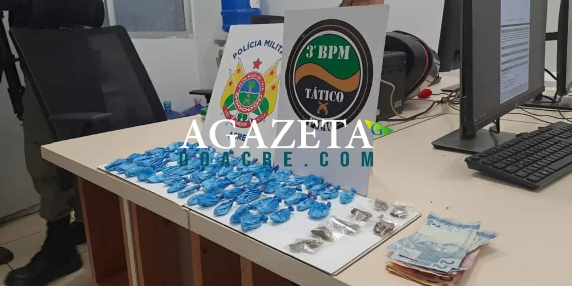 Trio é preso por tráfico de drogas no Alto Alegre