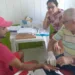 O uso e manuseio de testes rápidos é um das capacitações ministradas. Foto: cedida