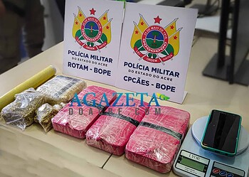 Após denúncia anônima, traficante de 20 anos é preso com 5kg de cocaína