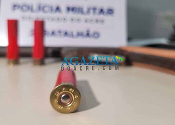 Trio é preso com escopeta no Beco do Amazonas