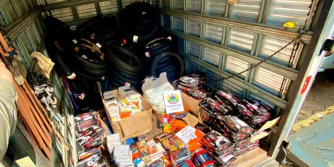 Polícia recupera R$ 100 mil em mercadorias roubadas de loja de autopeças em Rio Branco