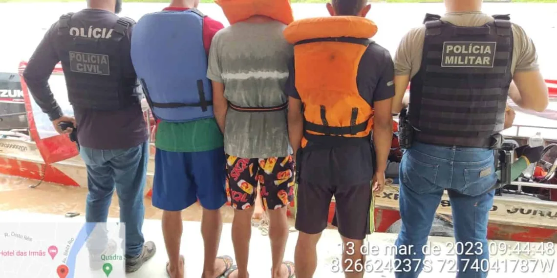 Trio que embriagou jovem para estuprá-la é preso no interior do Acre