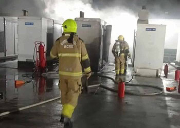 Incêndio em base de energia deixa três funcionários feridos no interior do Acre