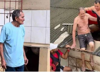 'Pedi a Deus para não morrer', diz idoso resgatado pelo telhado de casa em enchente de igarapé