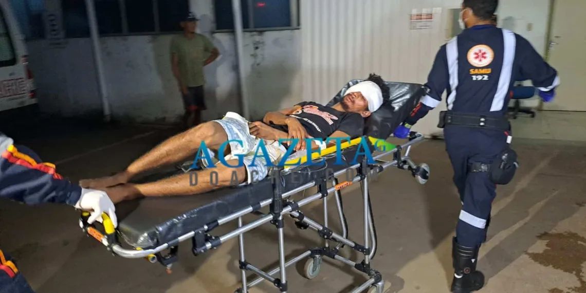 Dependente químico é agredido a pauladas e encontrado por populares