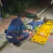 Colisão frontal entre motos deixa condutores feridos no bairro Placas