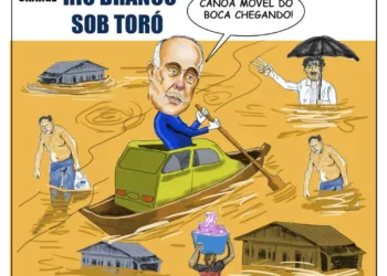 Rio Branco sob toró