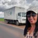 'Minha profissão é um sonho realizado', diz única motorista de caminhão interestadual do Acre