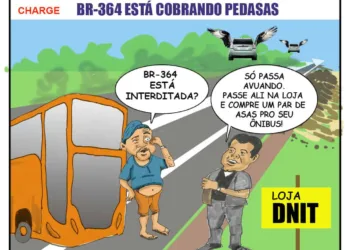 BR-364 está cobrando pedasas