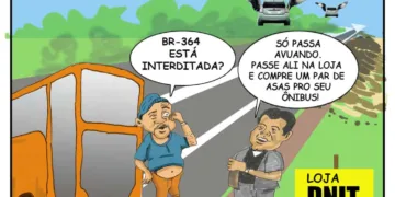 BR-364 está cobrando pedasas