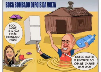 Boca bombado depois da volta