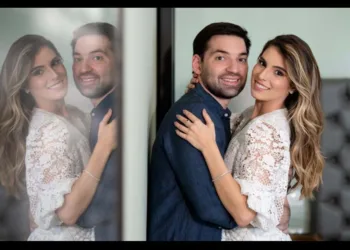A empresária Fernanda Teixeira e o médico Wilson Barbosa Neto sobem ao altar no próximo dia 13 de maio, em Goiânia-GO
