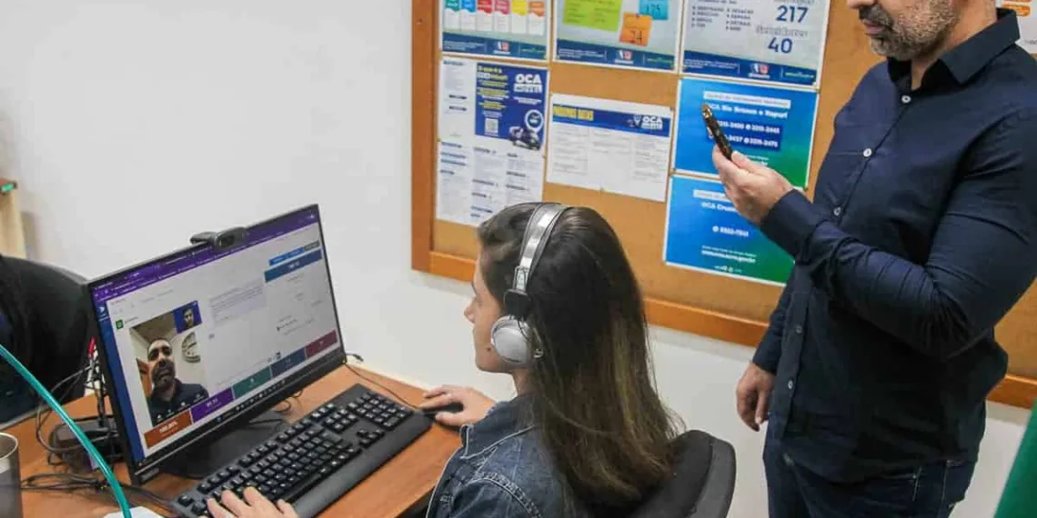 A OCA Virtual já está em funcionamento, das 7h30 às 13h30. Foto: Neto Lucena/Secom